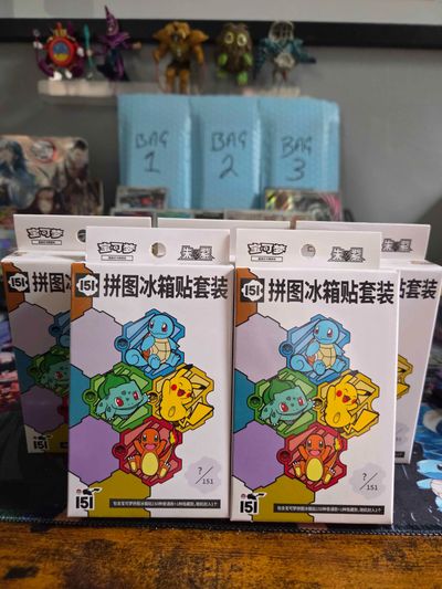 Pokemon 151 magnet and pack set
